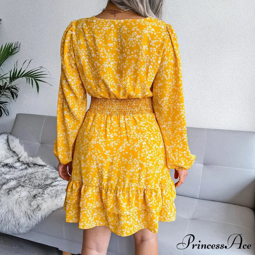 2024 Spring/summer New Chiffon Female Ropa De Mujer Barata Y Env铆o Gratis Ofertas for Women Floral Dress