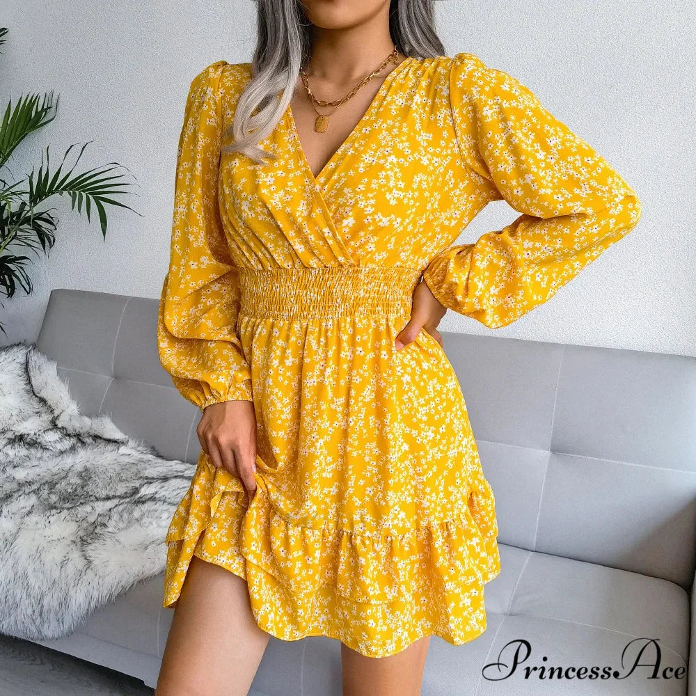 2024 Spring/summer New Chiffon Female Ropa De Mujer Barata Y Env铆o Gratis Ofertas for Women Floral Dress