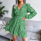 2024 Spring/summer New Chiffon Female Ropa De Mujer Barata Y Env铆o Gratis Ofertas for Women Floral Dress