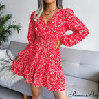 2024 Spring/summer New Chiffon Female Ropa De Mujer Barata Y Env铆o Gratis Ofertas for Women Floral Dress