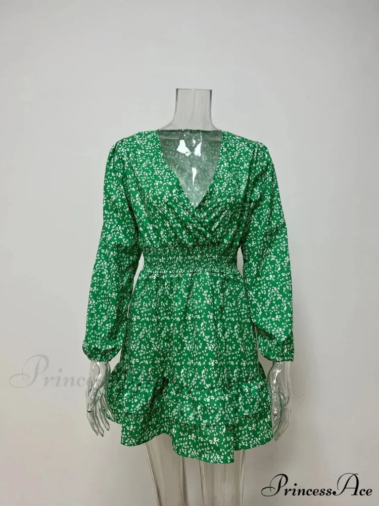 2024 Spring/summer New Chiffon Female Ropa De Mujer Barata Y Env铆o Gratis Ofertas for Women Floral Dress