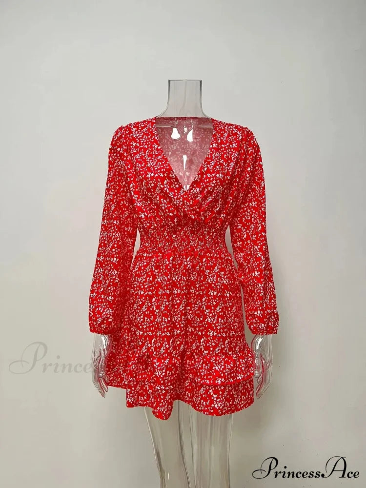 2024 Spring/summer New Chiffon Female Ropa De Mujer Barata Y Env铆o Gratis Ofertas for Women Floral Dress