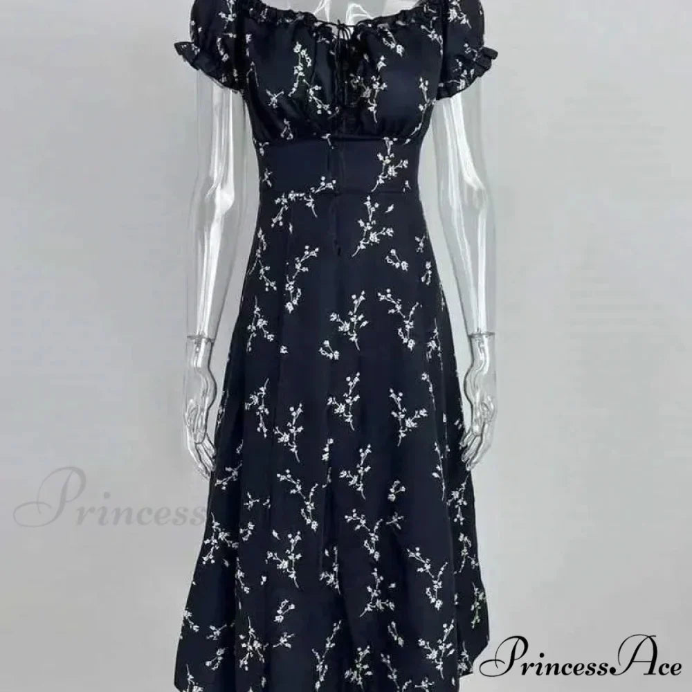 2024 Summer New Fashion Slit SlimMIDI Long Plus Size Dress Floral Dress