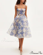 2024ss Sexy Halter Charming Print Casual Dress