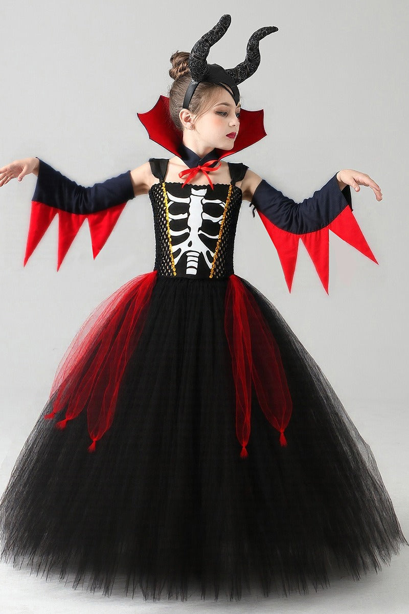 Vampire Witch Dress Kid Halloween Costume