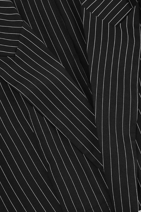 Vintage Black Striped Jacket