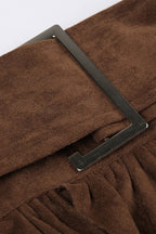 High Waist Layered Asymmetrical Skirt