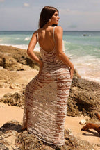 Knit Hollow Beach Boho Dress