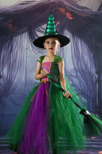 Funky Witch Dress Kid Halloween Costume