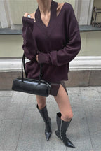 Vintage Halter Off Shoulder Blouse