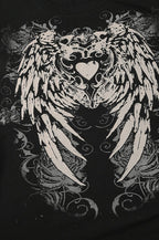 Y2K Wing Graphic Slim Fit T-Shirt