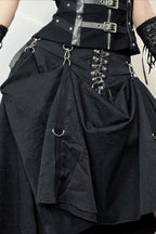 Gothic Dual Wear Flare Skirt