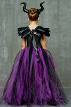 Dark Queen Dress Kid Halloween Costume