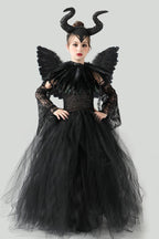 Dark Queen Dress Kid Halloween Costume