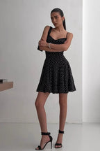 Polka Dot A-Line Cami Mini Dress
