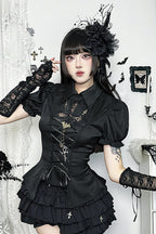 Gothic Palace Style Short Sleeve Blouse