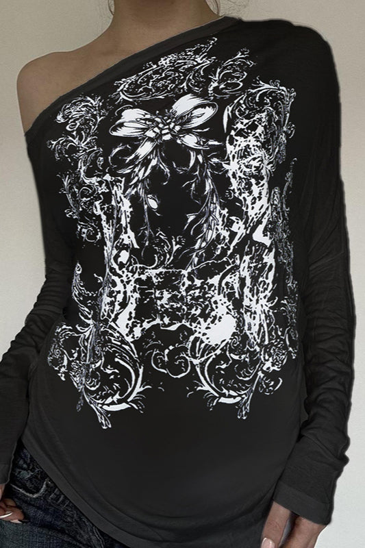 Off Shoulder Halloween T-shirt