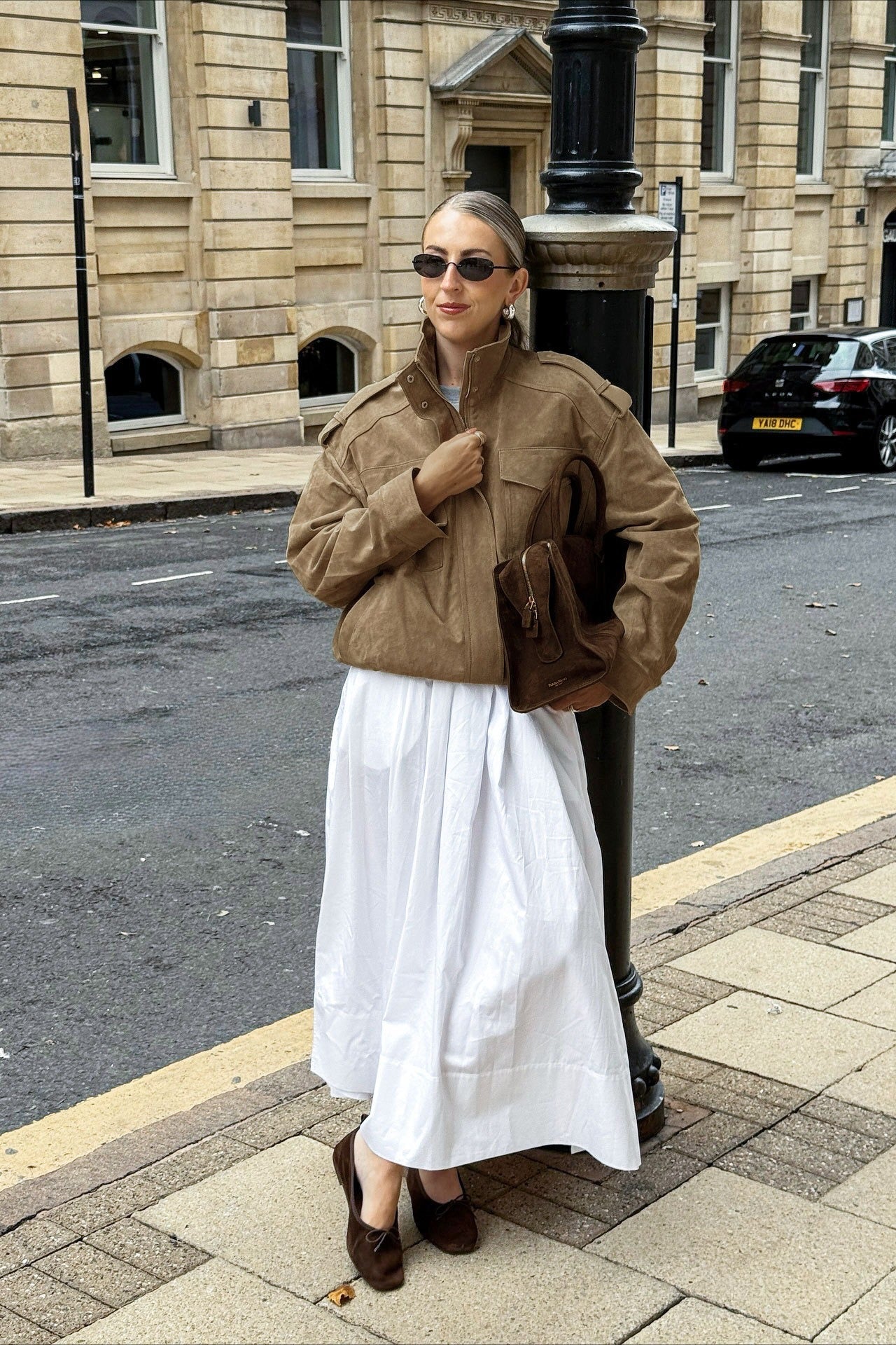 Suede Look Textured Jacket