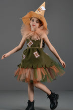 Scarecrow Dress Kid Halloween Costume