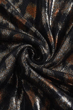 Fitted Leopard Print Mini Dress