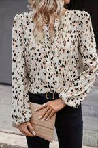 French Style Long Sleeve Blouse