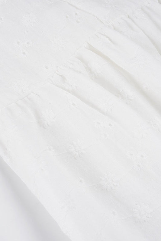 Jacquard Square Neck Boho Dress