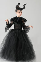 Maleficent Style Kid Halloween Costume