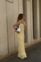 French Style Slimming V-neck Boho Dress