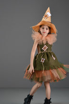 Scarecrow Dress Kid Halloween Costume