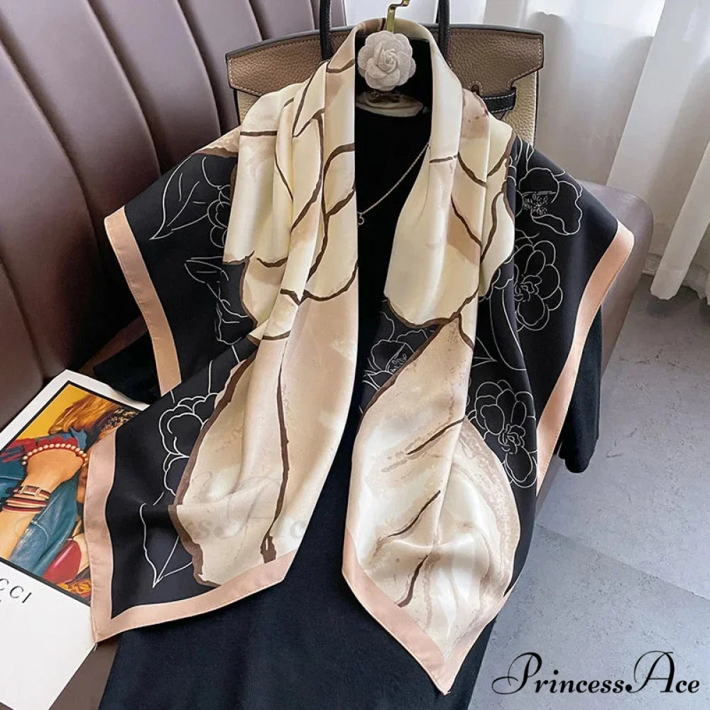 30 Shades Twill Silk Hijab Scarf