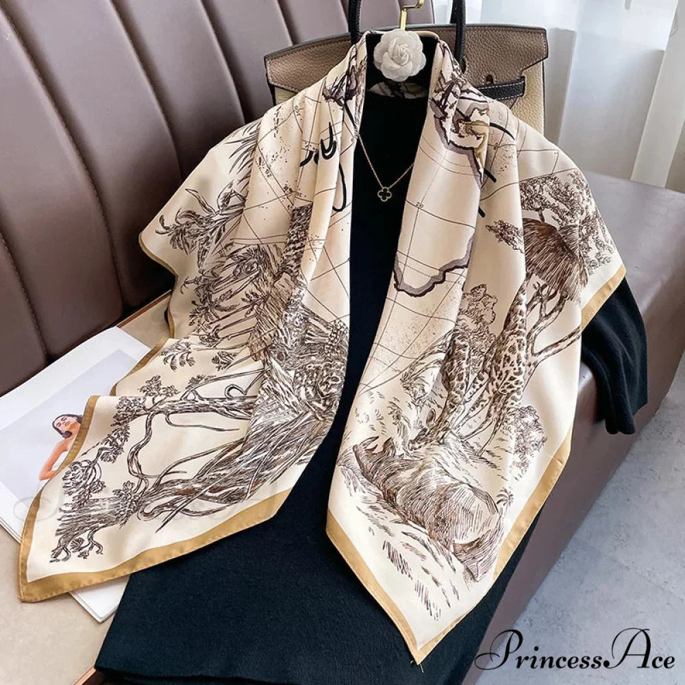 30 Shades Twill Silk Hijab Scarf