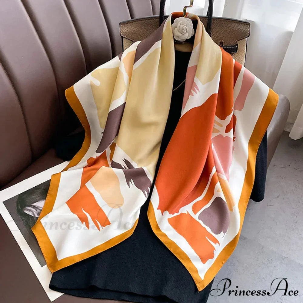 30 Shades Twill Silk Hijab Scarf