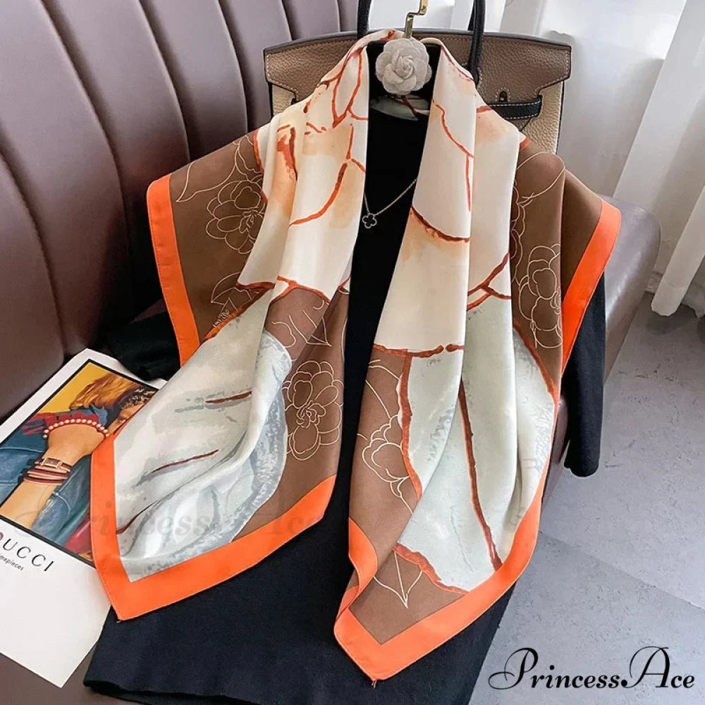 30 Shades Twill Silk Hijab Scarf