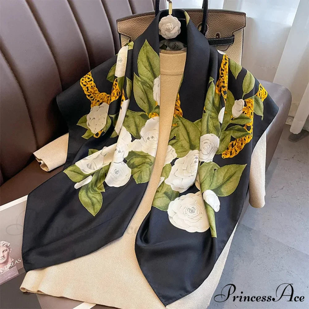 30 Shades Twill Silk Hijab Scarf