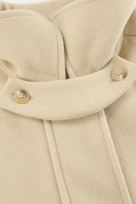 Khaki Loose Fit Woolen Jacket