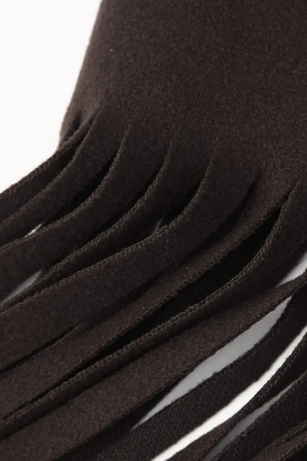 Street Style Fringe Wool Coat