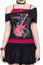 Gothic Print Fashion T-Shirt