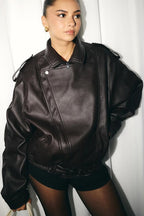 Vintage Collared Long Sleeve Jacket