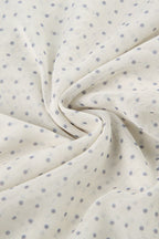 Retro Polka Dot Tie Mini Skirt