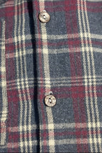 Casual Plaid Lapel Shirt Blouse