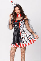 Vampire Circus Clown Halloween Costume