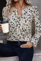 French Style Long Sleeve Blouse