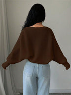 Loose Fit Knit Shrug Cardigan