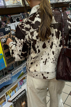 Casual Printed Overshirt Coat