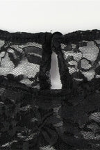 Sheer Lace Slim Street Knit Top