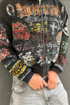 Gothic Punk Streetwear Hoodie