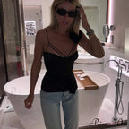 3D Blooming Fringe Crop Top