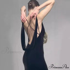 3D Blooming Open-Backed Silk Prom Dress