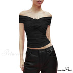 3D Blossom Difference Midriff Top