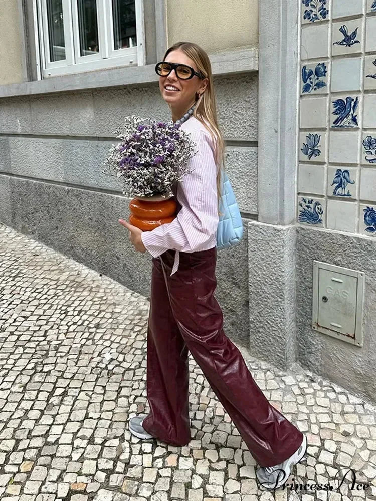 3D Blossom Joining V Neck Rose Blouse